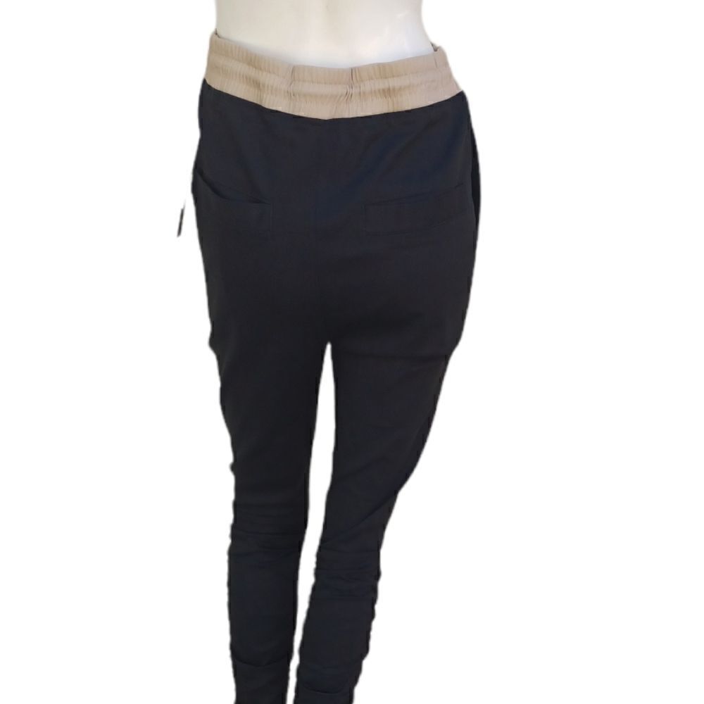 616412....NWT Black/Beige Slimfit Jaywalker Joggers - Picture 5 of 6